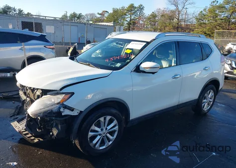 2016 Nissan Rogue Sv from USA, damaged, VIN KNMAT2MV8GP621033